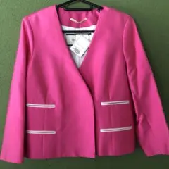 DRESSTERIOR ピンクシルクジャケット36新品未使用可愛いMALENE