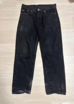 Levi's 550 ブラック デニムパンツ W30 L30 - メルカリ