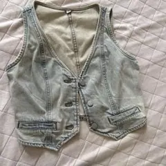 GU デニムベスト Mサイズ
