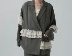 フリルダブル長袖ジャケット LEPSIM