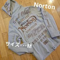Norton ノートン ジャケット 刺繍ジャケット ユニオンジャック y2k M