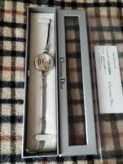 CROWN　Christian Dior シルバー ロゴチャーム