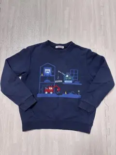 familiar ファミリア　ネイビー トレーナー　１２０
