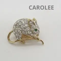 CAROLEE★可愛い♪ネズミのピンバッジ✨ビジューに欠けなし✨