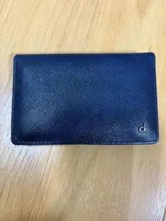 カルバンクライン　ネイビー 名刺入れ