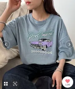 ※値下げ　ディスコート ピグメントカープリントＴシャツ