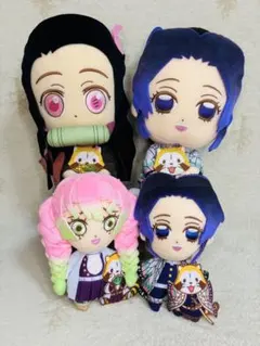 鬼滅の刃×ラスカル ぬいぐるみ 4種セット