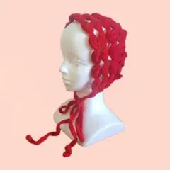 ハンドメイド　クロッシェバブーシュカ