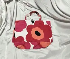 G　マリメッコ　Marimekko トートバッグ ピンク　花柄　カバンのサムネイル