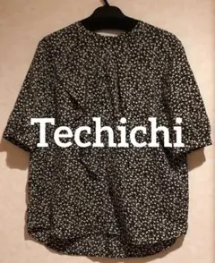 未使用に近い⭐︎Techichi 小花柄 半袖ブラウス