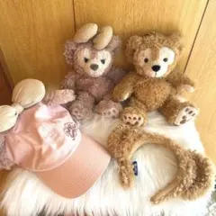 【レア商品!早い者勝ち】ダッフィー　シェリーメイぬいぐるみとキャップセット