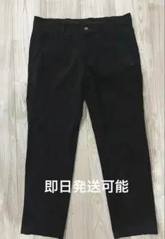 DESCENTE ゴルフパンツ ブラック L