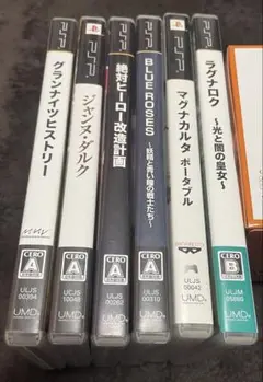 PSPソフト　RPG・シミュレーション系ゲーム　6本まとめ売り