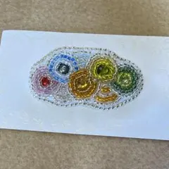 ビーズ刺繍ブローチ ブローチ