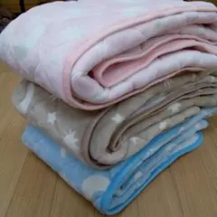 蓄光フランネルプリント敷パッドシングル3枚セット