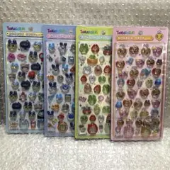 たまごっち ボンボンドロップシール シール帳 バインダー コンプ 4枚 4種