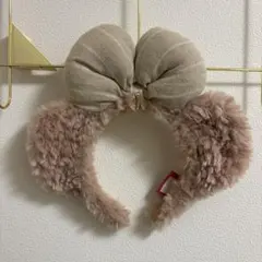 ディズニー 耳型カチューシャ リボン付き