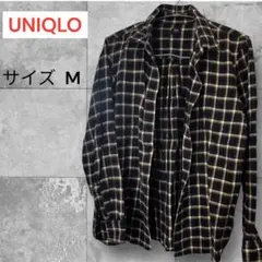 UNIQLO（ユニクロ）フランネルチェックシャツ　長袖　サイズM