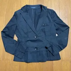 美品！NEW YORKER ニューヨーカー 薄手テーラードジャケット 綿100%