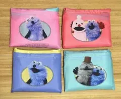 パペットスンスン エコバッグ サンキューマート ノンノン ゾンゾン 青 赤 緑