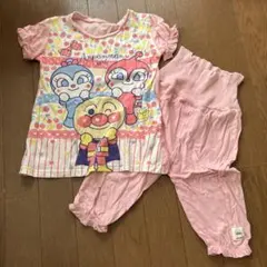 アンパンマンパジャマ　ピンク　100㎝