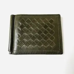 ボッテガヴェネタ イントレチャート マネークリップ 二つ折り財布
