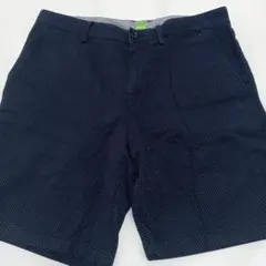 よ*し様 men's/ゴルフ衣装/BOSS ネイビー ドット柄ショートパンツ/ハ