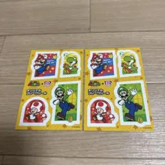 スーパーマリオ×サーティワン オリジナルフレークシール2枚セット