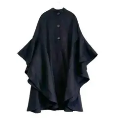【新品未使用】ZARA ウール混紡ケープ ポンチョ ジャケット