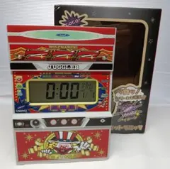 JUGGLER スロット クロック 時計 カレンダー アラーム スヌーズ 置時計