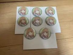 ローソン　学園アイドルマスター　グリッター缶バッジ　紫雲清夏　8点