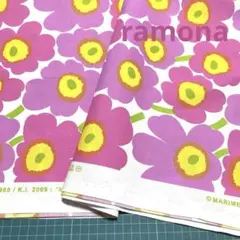 ⭐️キープ 廃番レア マリメッコ 生地 ミニウニッコ ピンク限定カラー