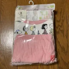 ユニクロ　PEANUTS パジャマ 120サイズ ピンク