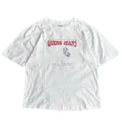 古着 90s GUESS JEANS プリント Tシャツ