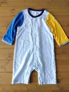 【ミキハウス】長袖 ロンパース 80cm