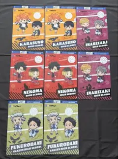 ☆新品、未使用☆ ハイキュー！！クリアファイル全4種8枚セット