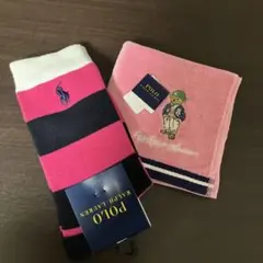 Polo Ralph Lauren ストライプソックス&タオルハンカチ