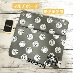 【新品】ディズニー 101匹わんちゃん マルチポーチ フラットポーチ