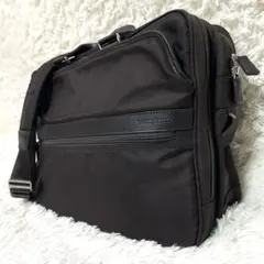 美品 タケオキクチ ショルダーバッグ 大容量 A4 ビジネス 出張 2way