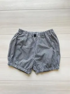 ユニクロ　かぼちゃパンツ　100 エアリズム　ギンガムチェック ショートパンツ