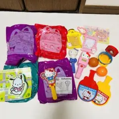 マクドナルド ハッピーセット　サンリオ　11点セット　非売品シール付き