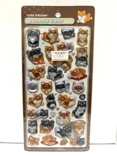 サ*ラ様 正規品　ボンボンドロップシール　和柄　柴犬