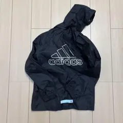 adidas キッズ ウィンドブレーカー ブラック 150cmのサムネイル