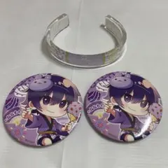 ななもり。 缶バッジ アクリルバングル　なーくん