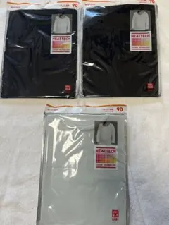 ユニクロ　ヒートテック　90 3着セット　新品【匿名配送】