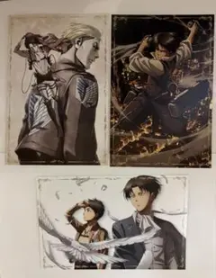 リヴァイ クリアファイル WIT STUDIO エルヴィン エレン 進撃の巨人 マルチクロス クリアファイル リヴァイ エレン WIT STUDIO