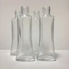 ガラスボトル4本セット　ハーバリウム