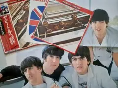 美品　ビートルズ　1962-1966　ベスト盤　国内盤 LPレコード　ポスター付