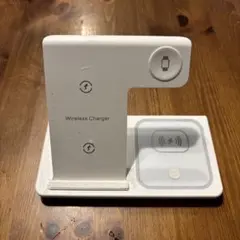 【一部不良】3way ワイヤレス充電器 スタンド型 ホワイト