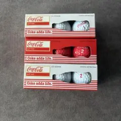 コカコーラ ゴルフボール 3箱セットのサムネイル